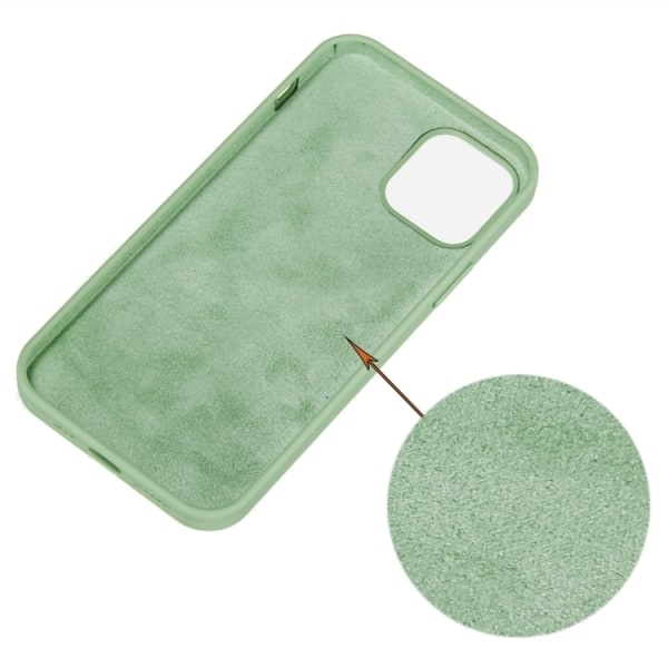 iPhone 15 Plus - Silicone Case - Mobilskal i silikon Grön