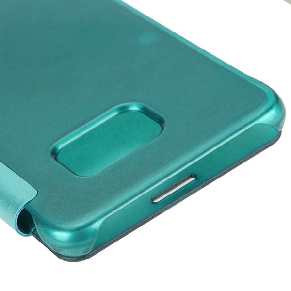 See thru - Fodral i plast med vakna/vila Samsung S7 Edge Grön