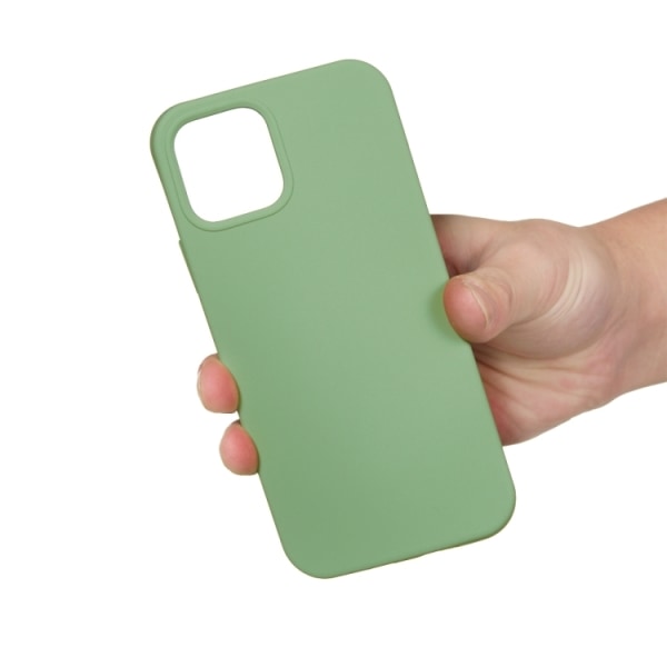 iPhone 15 Plus - Silicone Case - Mobilskal i silikon Grön