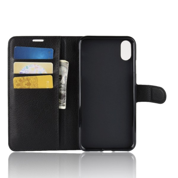 Stilren plånbok för iPhone Xs MAX Svart