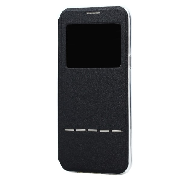 Fodral med Call-ID & Svara funktion- Samsung Galaxy S8 Svart