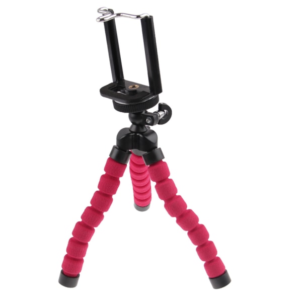 Tripod Bubble - Flexibel hållare för kamera och mobil Röd