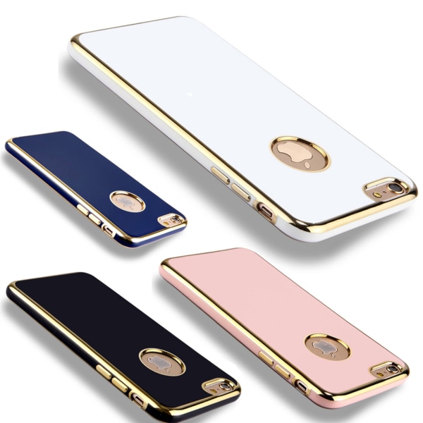 Luxury Design Case -skal för iPhone 7/8/SE 2020 Vit