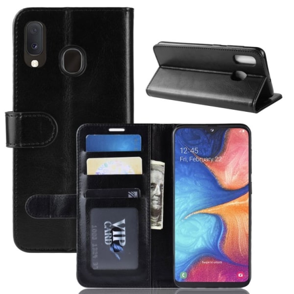 Plånbok för Samsung Galaxy A20E Svart