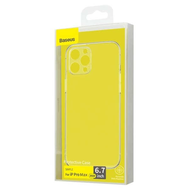 Skyddande transparent skal- iPhone 12 Pro Max Transparent