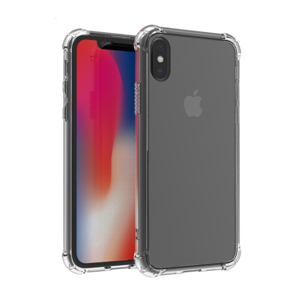 Glas Skal till iPhone X - Stöttålig - Unikt Transparent