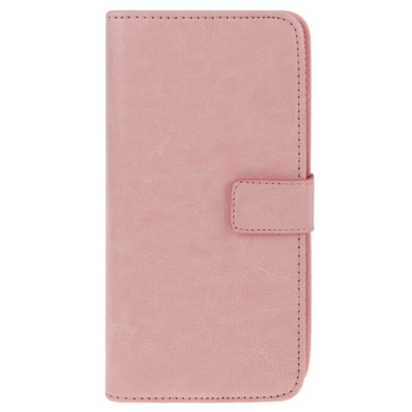 Plånbok med ytterfack & magnetskal till iPhone 6 Plus Rosa