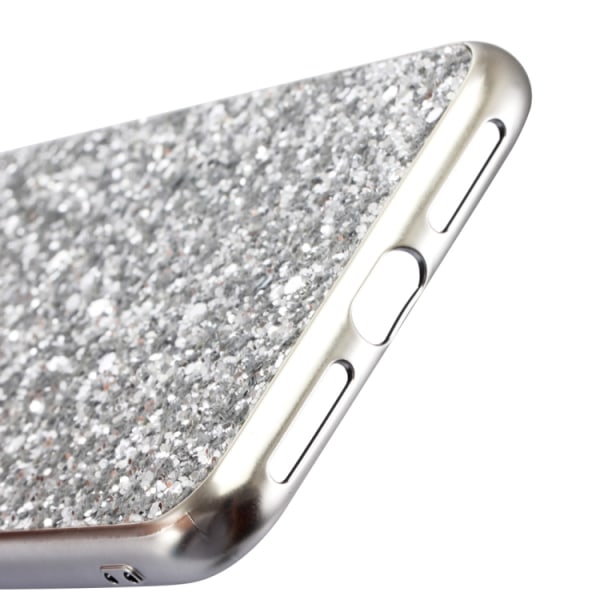 Glitter -skal för iPhone Xs Max Silver