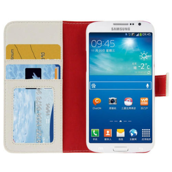 Plånbok av konstläder till Samsung Galaxy Grand 2