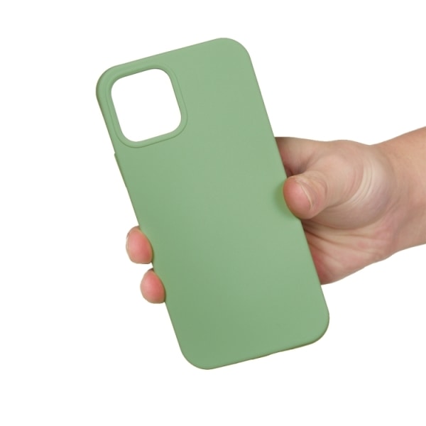 iPhone 15 PRO - Silicone Case - Mobilskal i silikon Grön