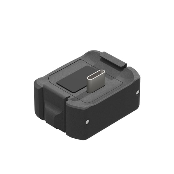 Til DJI OSMO Pocket 3 PULUZ USB-C / Type-C Dock Desktop Opladningsbase Aluminium Legering Beslag (Sort)