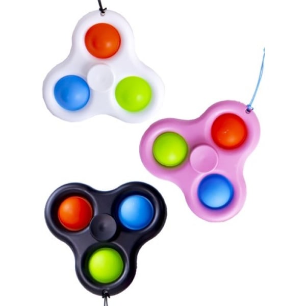 3 kpl Fidget pop it -spinneriä