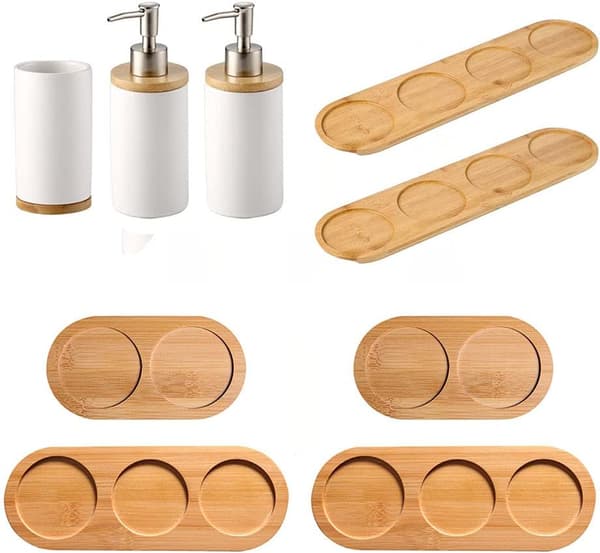 Mini Bambu -tarjotin, Bambu-pöytälevy, Käsityönäyttötarjotin, Keittiövarasto