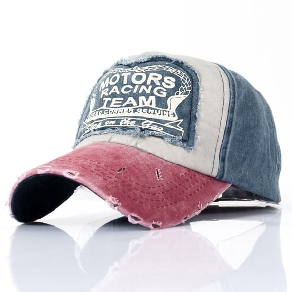 Unisex män kvinnor Cap Cap Vinröd