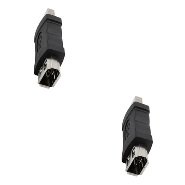 2 stk. Firewire IEEE 1394 6-pinners hunn til USB hann-adapter