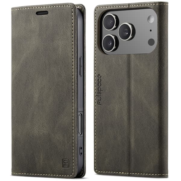 Flip Läderfodral för iPhone 17/iPhone 17 Pro/iPhone 17 Promax iPhone 17 Promax