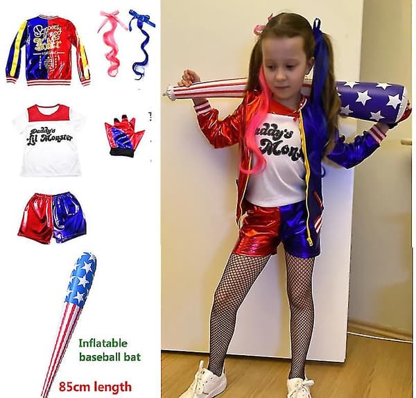 Harley Quinn Lasten Cosplay-asu Monstertakki S