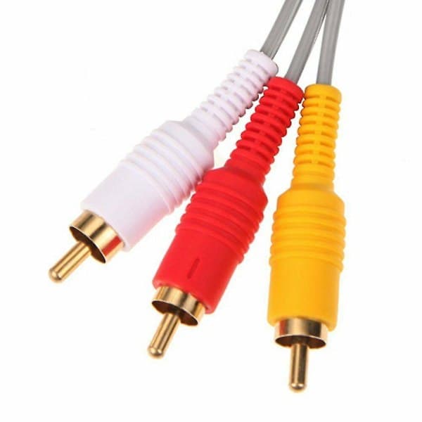 Kabel for Nintendo Wii / Wii U - RCA AV kompositkabel Adapter Audio Video