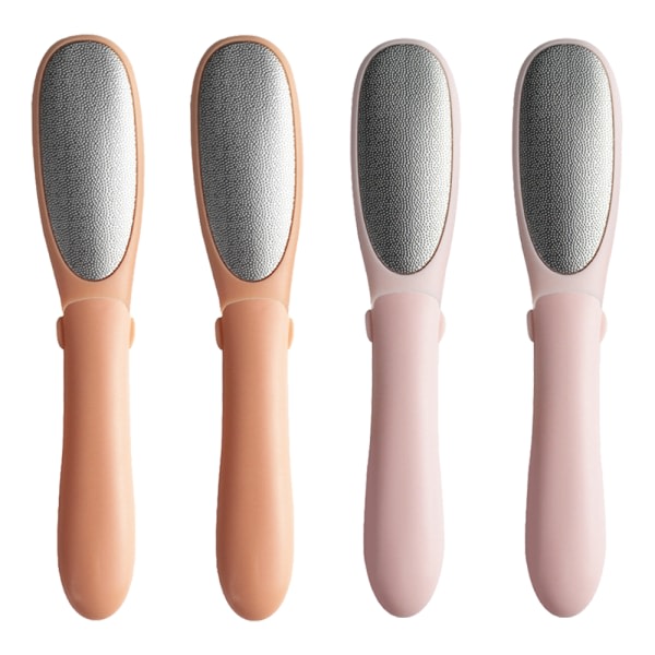 4-pack fotfil för förhårdnader och förhårdnader 2st orange + 2st rosa