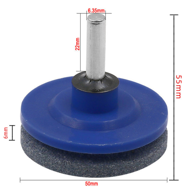 4 stk gressklipper knivsliper Universal for alle drillmaskiner (både batteridrevne og manuelle), gressklipper knivsliper for gressklippere og gressklipperblader-