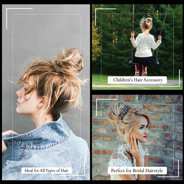 2 stk. Hårstyling Clip Hestehale Maker Styling