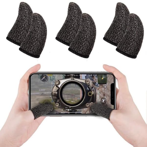 5-PAK Antisved Finger Sleeve til Mobilspil