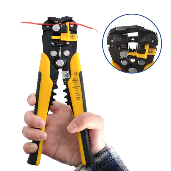 Justerbar Automatisk Kabelstripper Multifunktionel Afisolerings- og Krympe Tang
