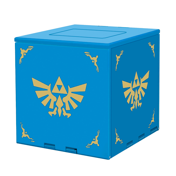 Nintendo Switch -kotelo, säilytyslaatikko pelikorttipidikkeelle, pelikorttipidike Nintendo Switch -peleille 16 paikalla (Zelda Blue)