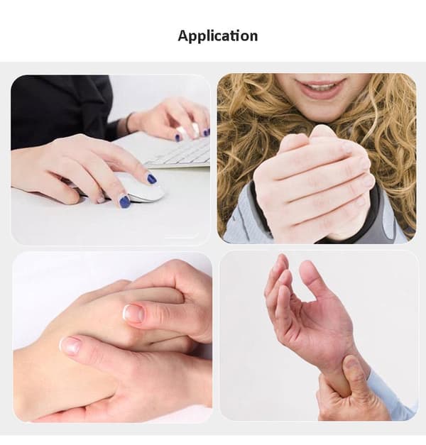 Tommelfingerhandsker, håndledsstøtte, fingerløse handsker 1 par L