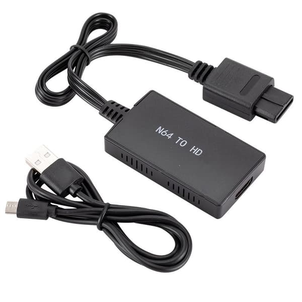 HDMI-adapter for N64 / Gamecube / SNES med 720p/1080p-bryter