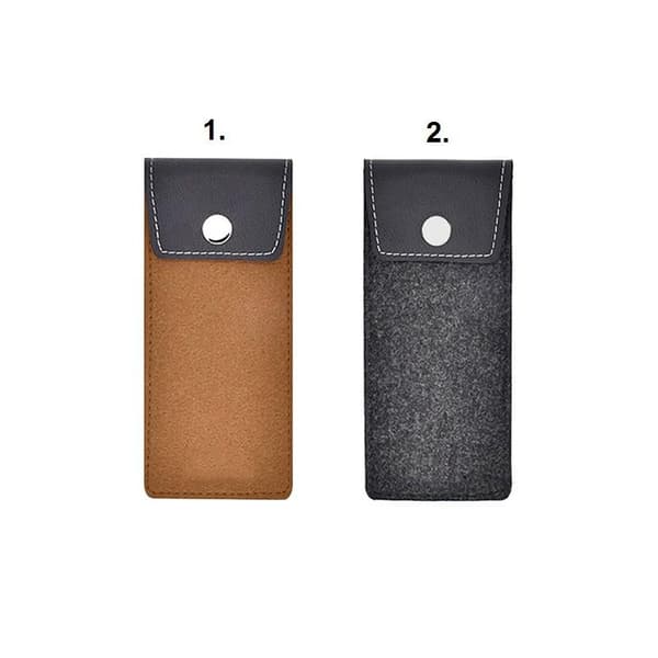 2 kpl Tyylikäs & Kätevä Retro-silmälasikotelo brown