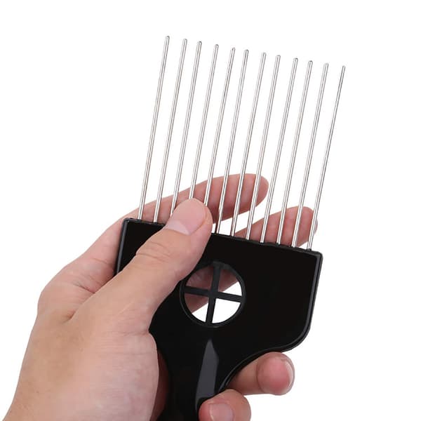 Kam Metal Pick til hår, Afro Pick kamme til hårstylingværktøjer Hårkam til hårstyling Hårvalg