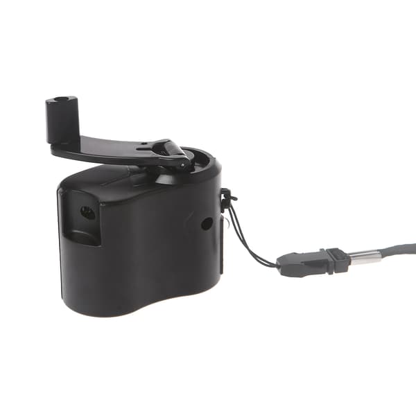 Nødoplader Manuel håndsvingoplader Power USB-oplader til nødsituationer eller udendørs håndsvingoplader Blue