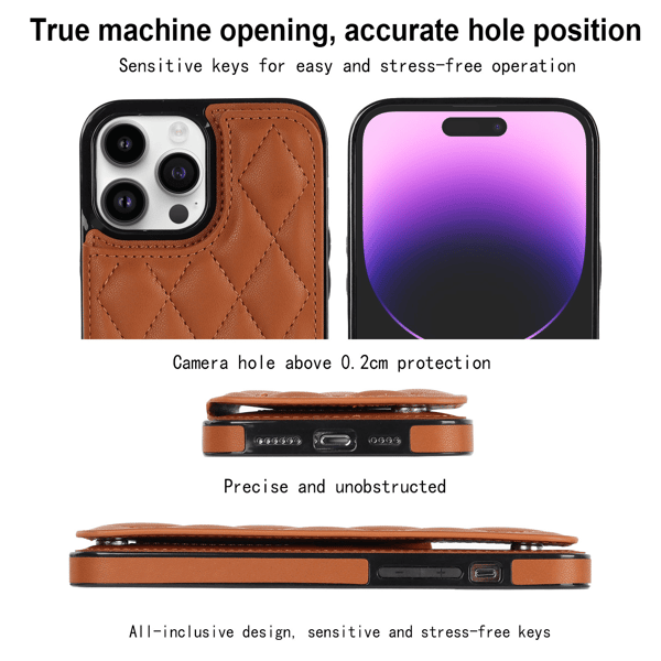 Plånbok Dubbelknäppt Liten Doftande Vind Kort Flip Läderfodral För iPhone 16 Pro Max Plus iPhone16Promax