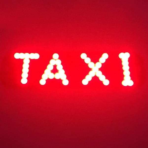 LED Taxiljus Bilsignallampa BLÅ UTAN BRYTARE UTAN without switch-without switch blue