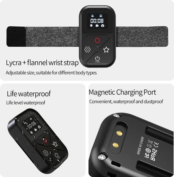 Kompatibel med GoPro Hero 11 Bluetooth Kamera Controller