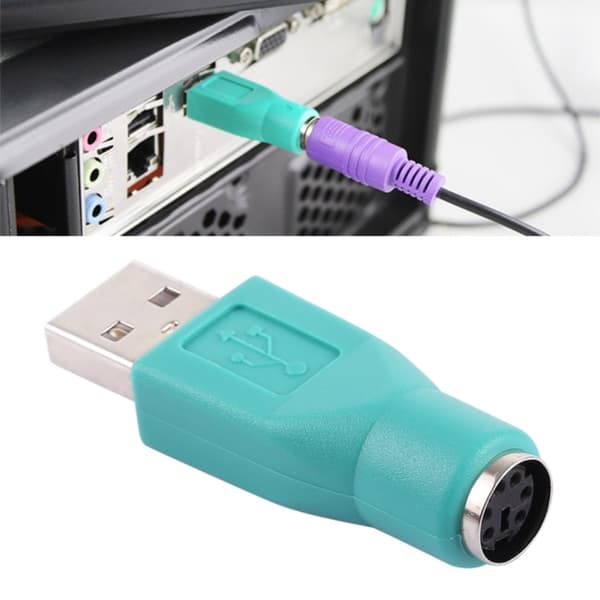 Adapteri USB-uros PS/2-naaras (Passiivinen)