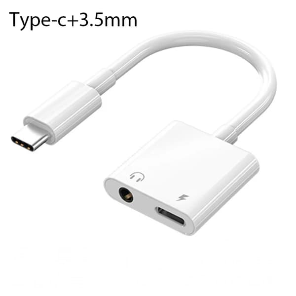 Type C til 3,5 MM Jack AUX Adapter USB-C 3 5 Digital Lydkabel Hodetelefon badstue telefon OTG Høy Dekoding Pluggkontakt for Samsung 2