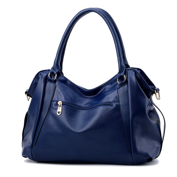 Håndtaske i kunstlæder Tote Skuldertaske Blue
