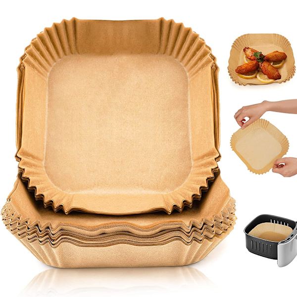 100-pakning Bakepapir Airfryer 20cm