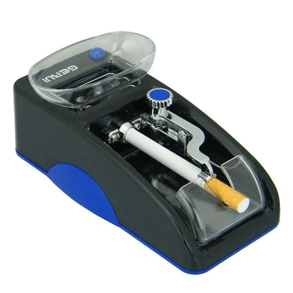 Cigarettmaskin Automatisk Dragande Cigarettmaskin Elektrisk Mini Cigarett Filler（Blå）