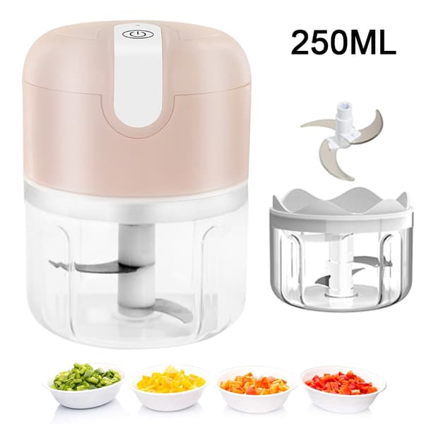 Elektrisk mini hvidløgshakker – lille trådløs foodprocessor