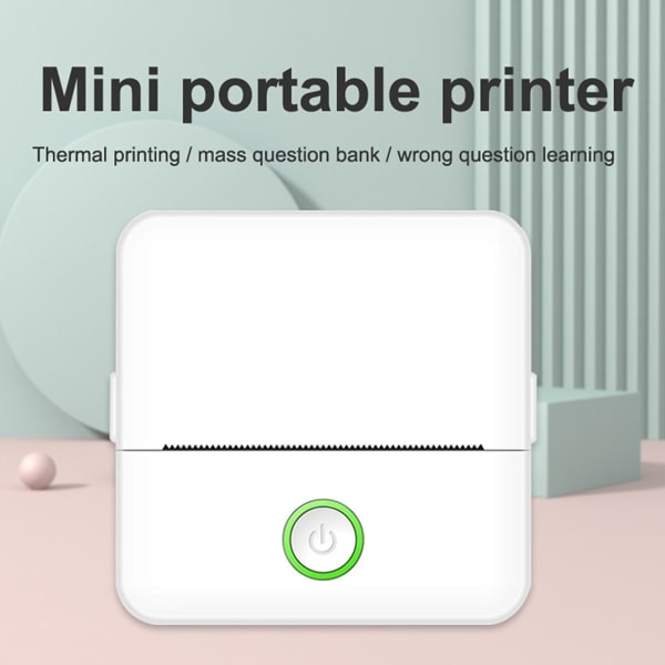 Pieni langaton terminen monitoiminen kompakti mobiilitulostin kotiin, kouluun ja toimistoon, standardi