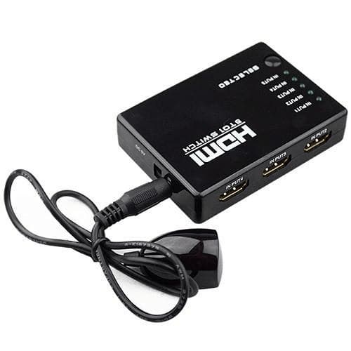 HDMI-Switch med 5 indgange, 1 udgang