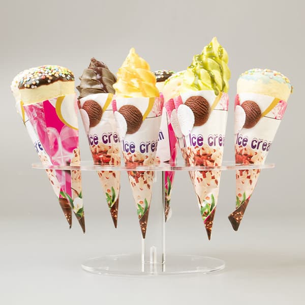 Glasstrutshållare med 16 hål Akryl Cupcake Glasstrutshållare