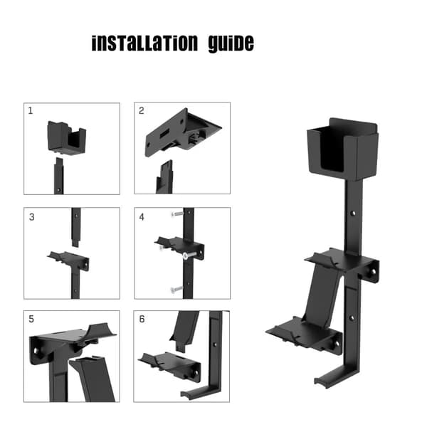 Vægmonteret Headset Spilcontroller Holder til PS5/PS4/xBox/Switch