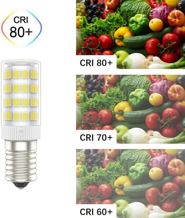6-pack E14 LED Bulbs, 5W (50W Equivalent), Cool White (6000K), AC220-240V, 300 Lumens