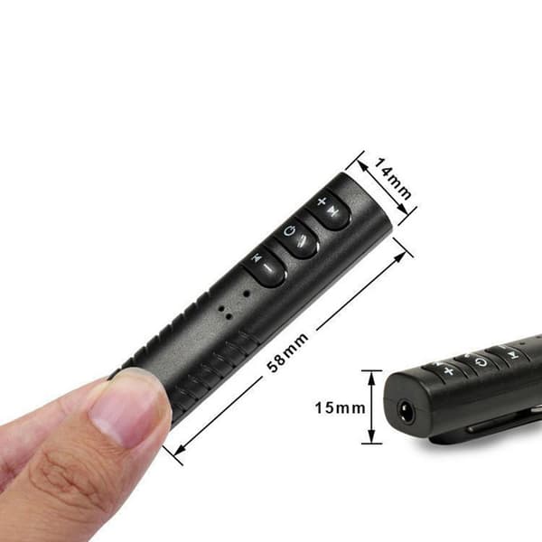 Bluetooth-vastaanotin auto 3,5 AUX Audio langattomat kuulokkeet