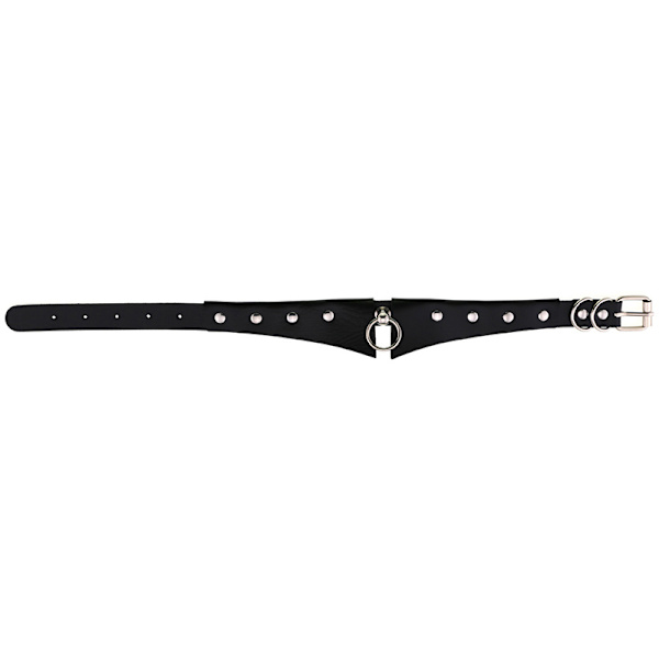 Læder Choker Punk Krave Dame Nitter Besatte Chokers A3