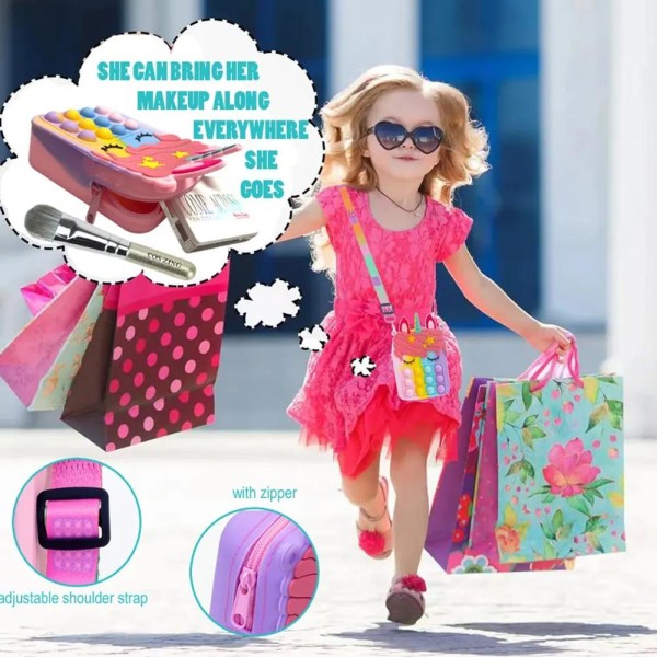 Pop Sensory Toys Sateenkaari Laukku Fidget Lelu Laukku Barn Push Its K D Type B